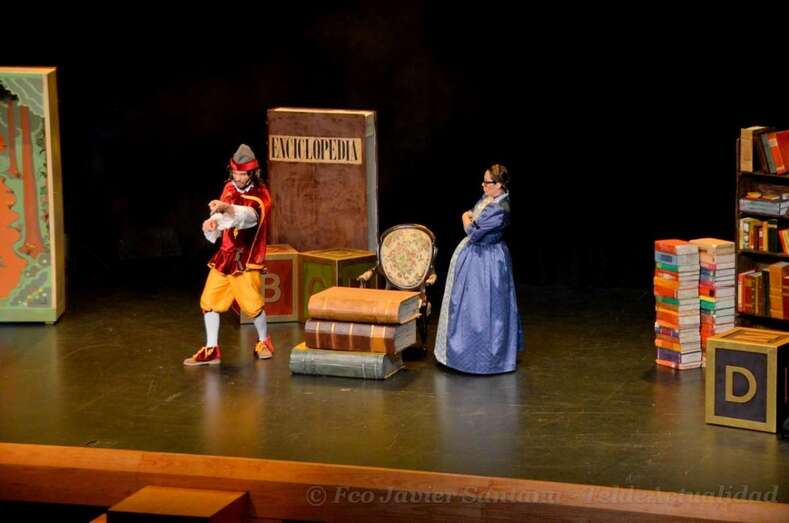 Escenificación de la obra (foto Francisco Javier Santana)